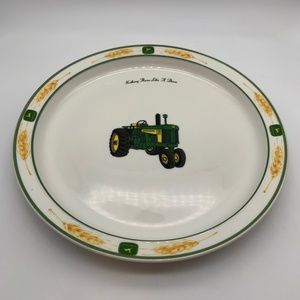 Vintage John Deere Gibson Tractor Ceramic 8.5" Replacement Salad Plate